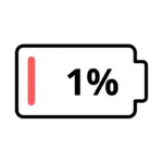 La Batterie à 1%